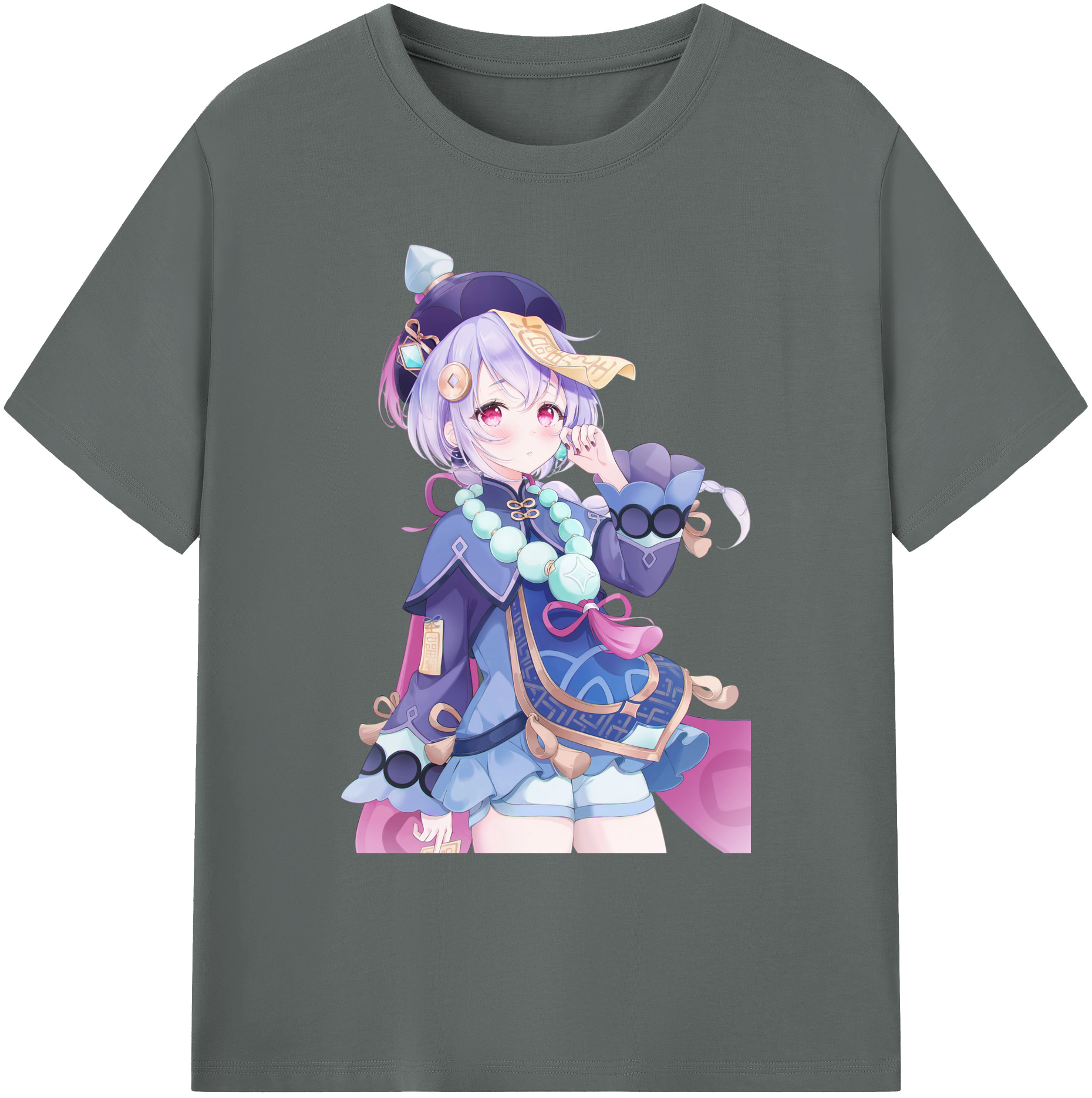 げんし神 七七 なな  genshin Nana 綿100％ メンズ半袖Tシャツ｜肌触りやわらか＆通気性